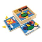Melissa & Doug Beginner Pattern Blocks