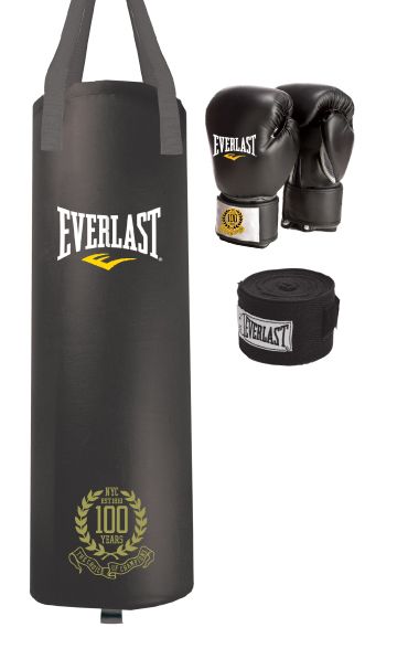 Everlast&reg; 80 lb 100 YR Anniversary Heavy Bag Kit at Kmart.com