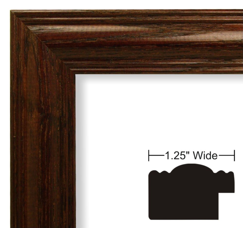 Craig Frames Inc. 18x24 Traditional Cherry Solid Wood Poster Frame