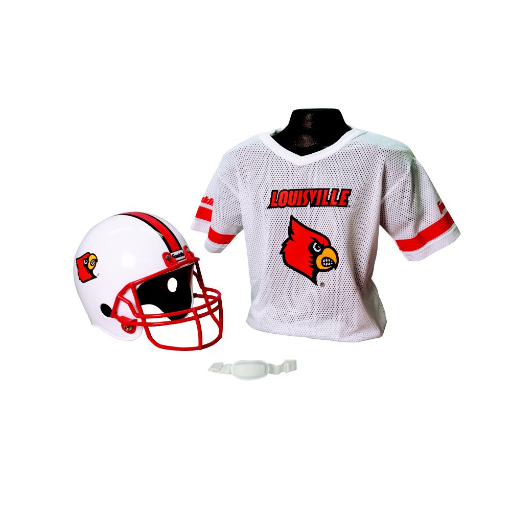 Franklin Sports COL LOUISVLLE HELMT/JERSEY SET
