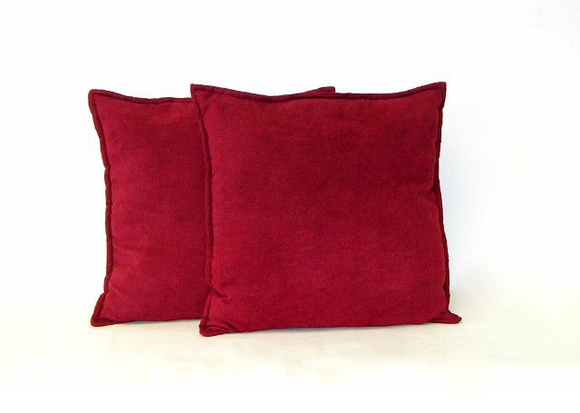 Epoch Hometex Hudson Street 22" x 22" Suede Decorative Pillow Two