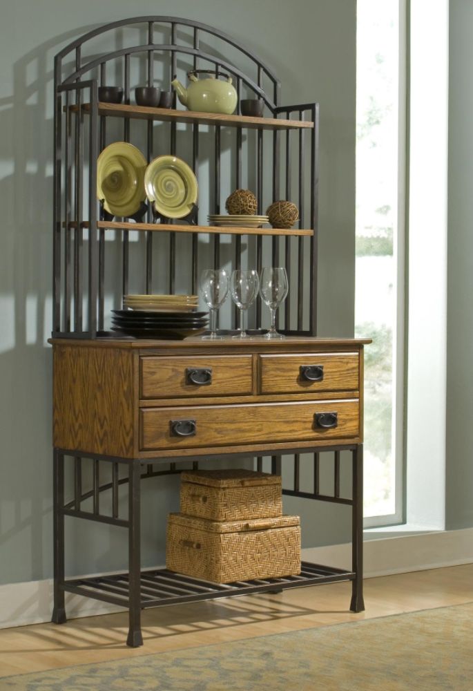Home Styles Oak hill Bakers Rack