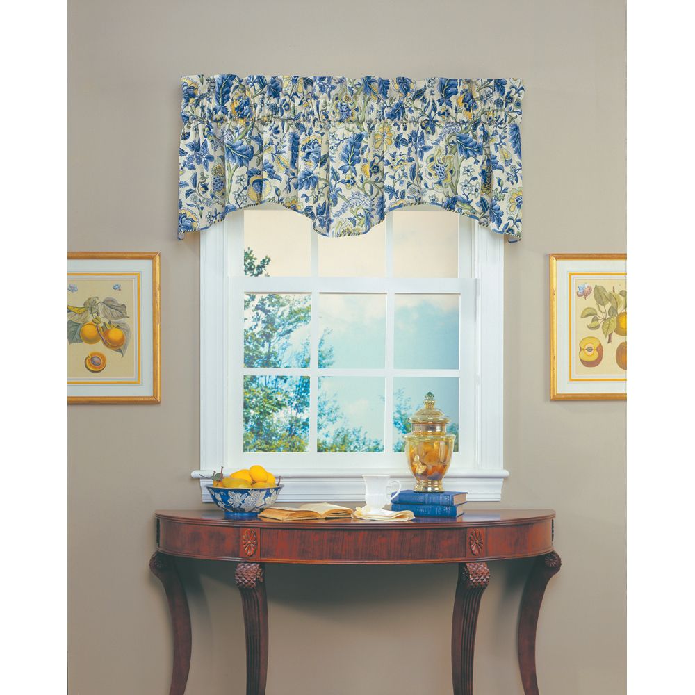 Waverly Imperial Dress Porcelain 80"x18" Buckingham Window Valance at Sears.com