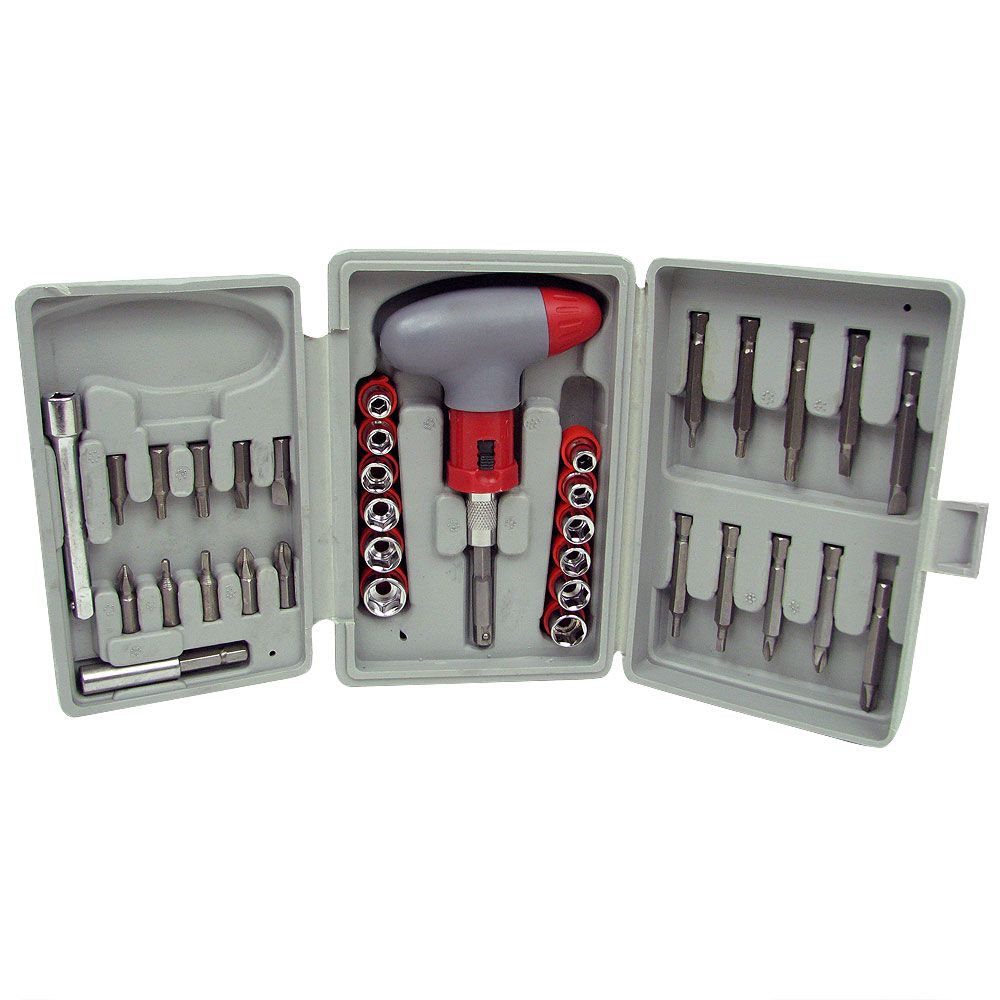 Trademark Tools 36 Piece Power Screwdriver Socket and Bit Set