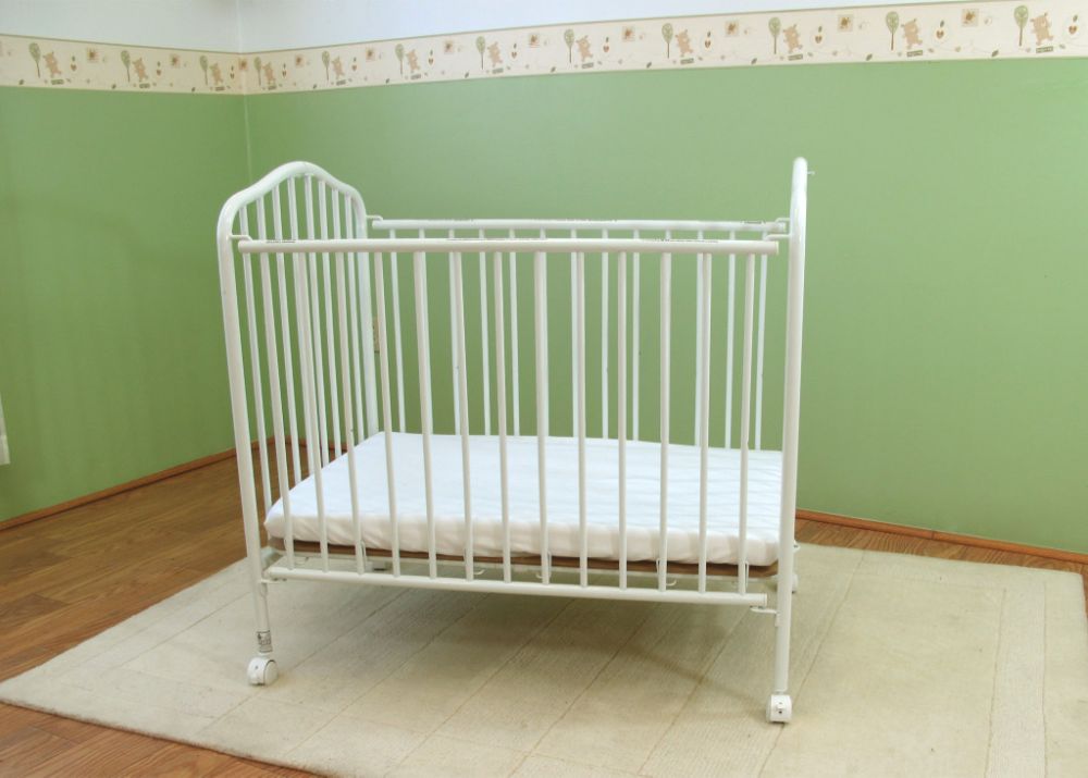 L.A. Baby Metal Folding Compact Crib at Sears.com