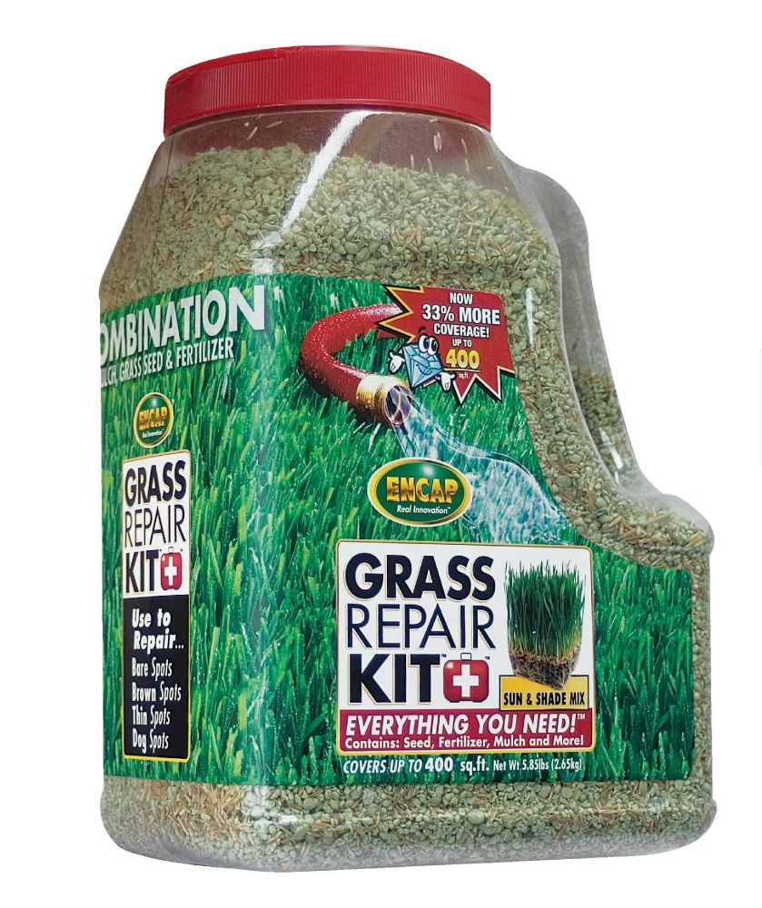 Encap Sun Shade Grass Repair Kit Jug Covers 400square feet 5.85pound
