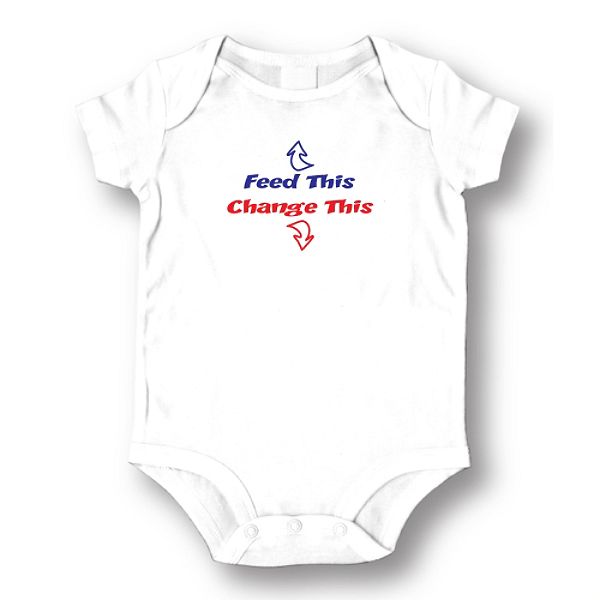 Attitude Rompers Unisex Feed This Baby Romper