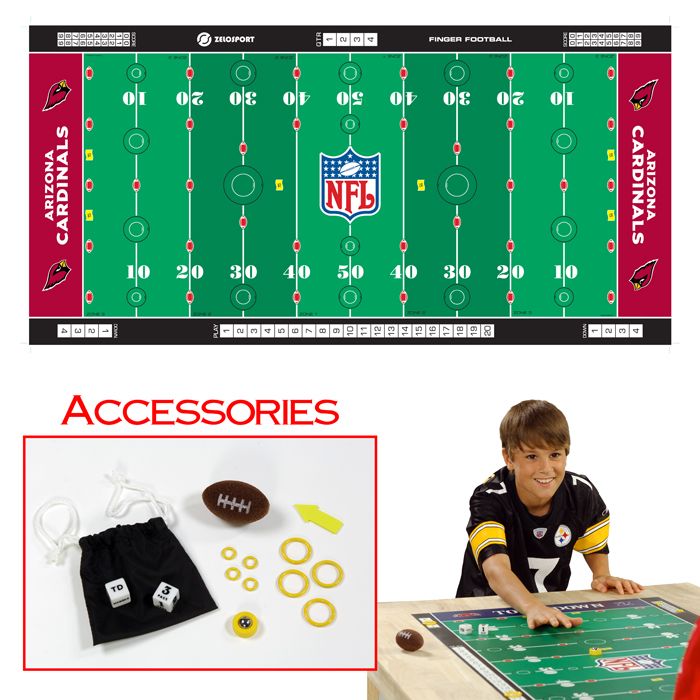 Zelosport NFL Licensed Finger Football Game