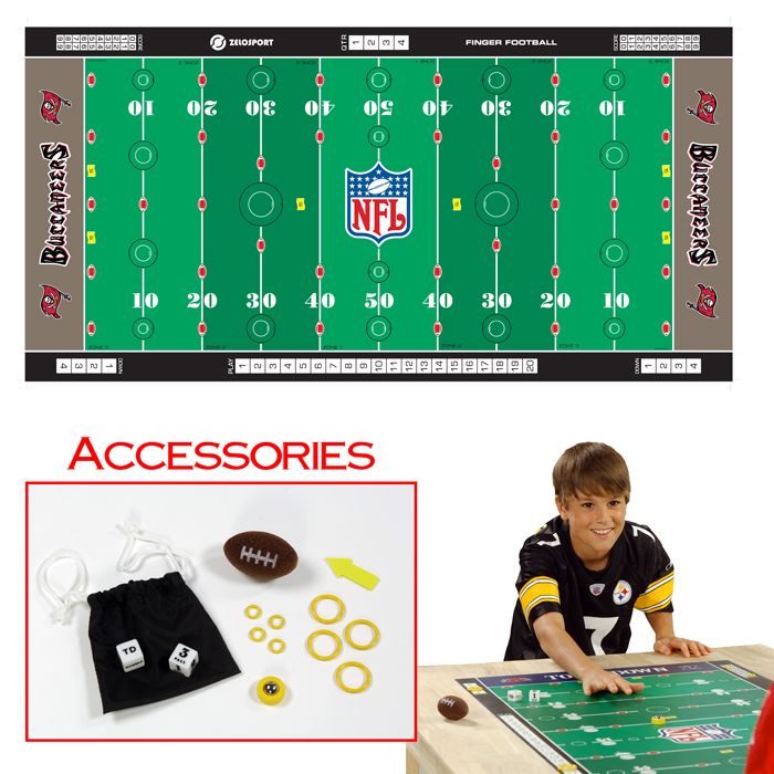Zelosport NFL Licensed Finger Football Game Mat - Buccaneers at Kmart.com
