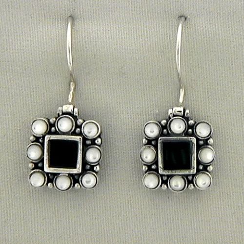 Onyx & Mother-of-Pearl Earrings at Kmart.com