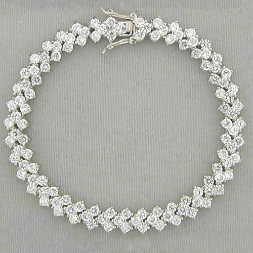 8 1/2ct tw Cubic Zirconia Tennis Bracelet