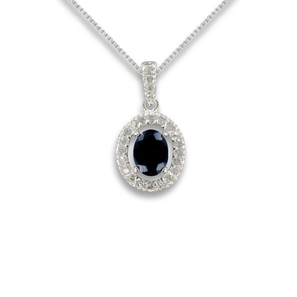 Sterling Silver Genuine Sapphire Pendant at Kmart.com