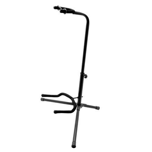 World Tour Folding Tripod Guitar Stand, Black