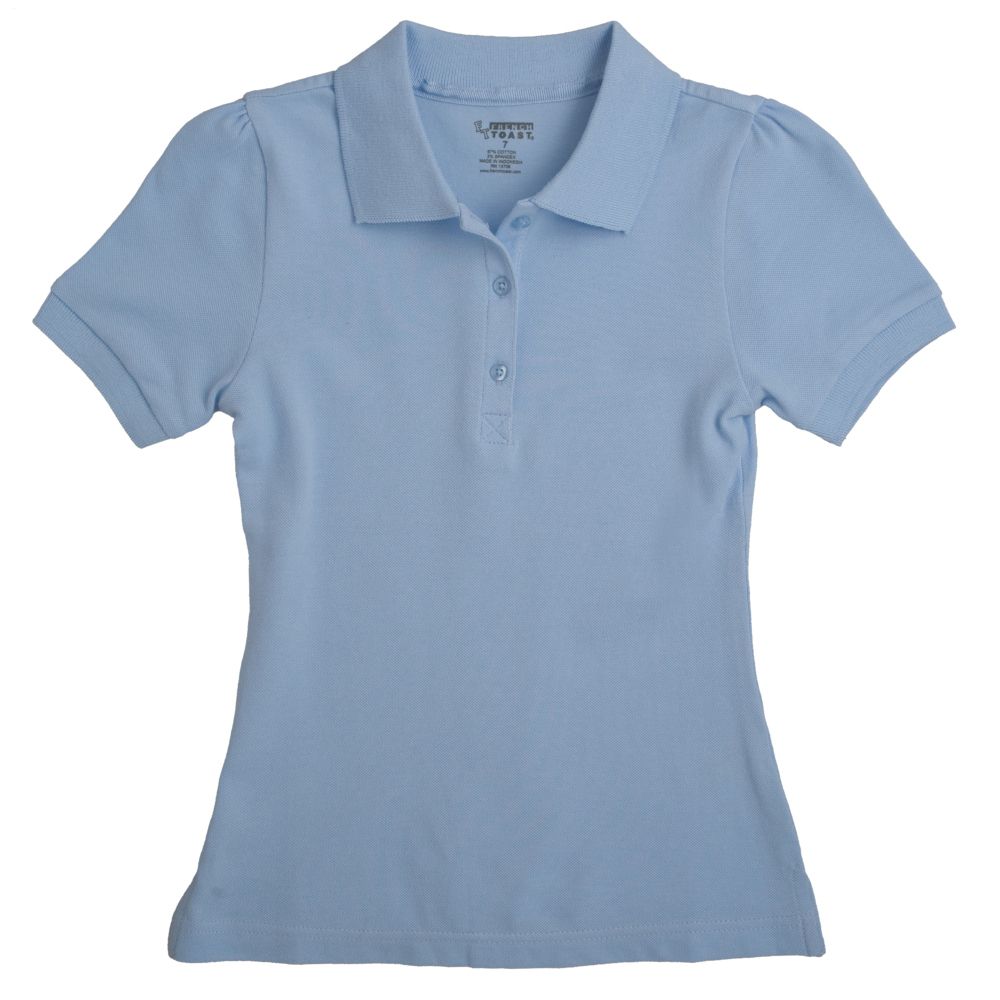 French Toast (Size 4-6X) Girl's Short Sleeve Stretch Pique Polo at Kmart.com