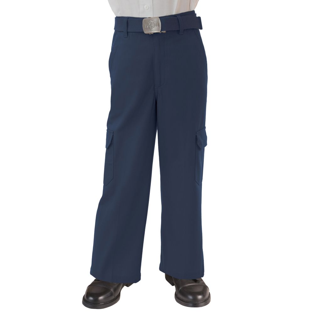French Toast Boy's Belted Hidden-Button Cargo Pant at Kmart.com