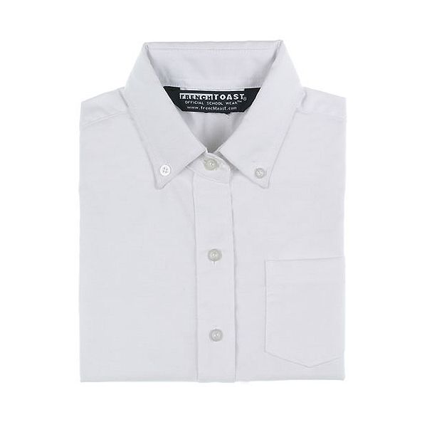 French Toast School Uniforms Girl's Short Sleeve Oxford Blouse With