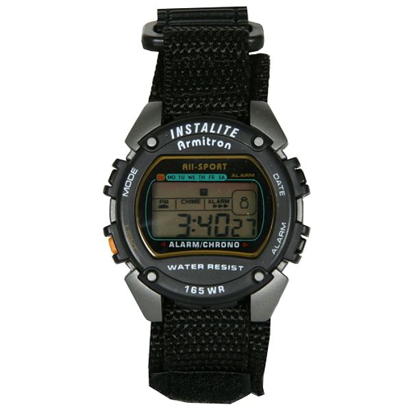 Armitron All sport Watch Digital Black Case black Strap 1 Watch 1830000406623BLKP Armitron 406623BLK