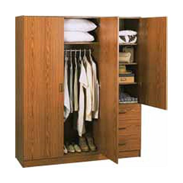 Ameriwood 3 Door, 3 Drawer Wardrobe 9129