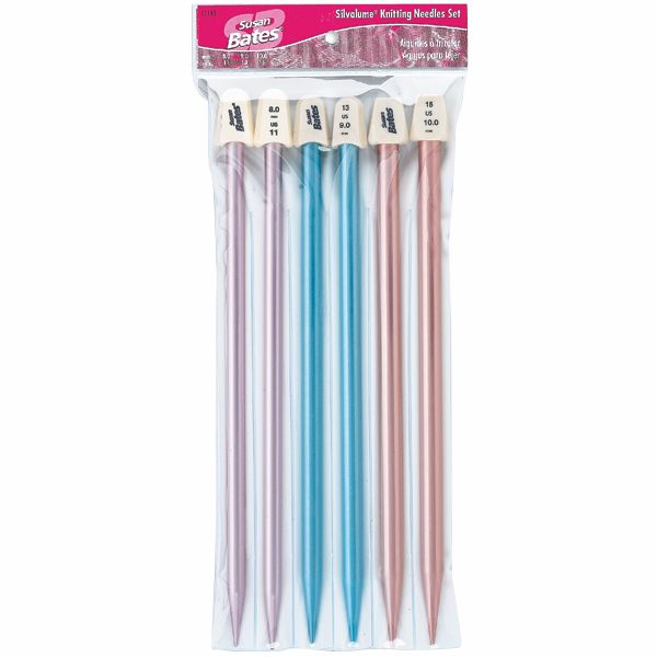 Boye Silvalume 10" Knitting Needles Gift Set