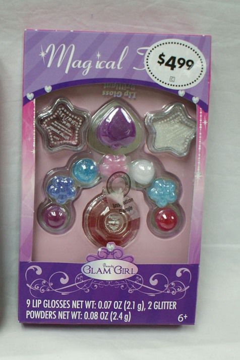 Glam Girl Lip Gloss and Glitter Powder Gift Set at Kmart.com