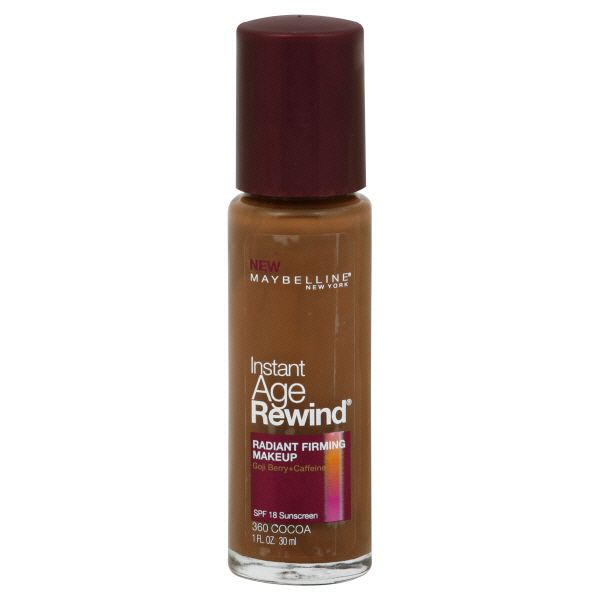 Maybelline New York Instant Age Rewind Radiant Firming Makeup, Cocoa 360, 1 fl oz (30 ml) at Kmart.com
