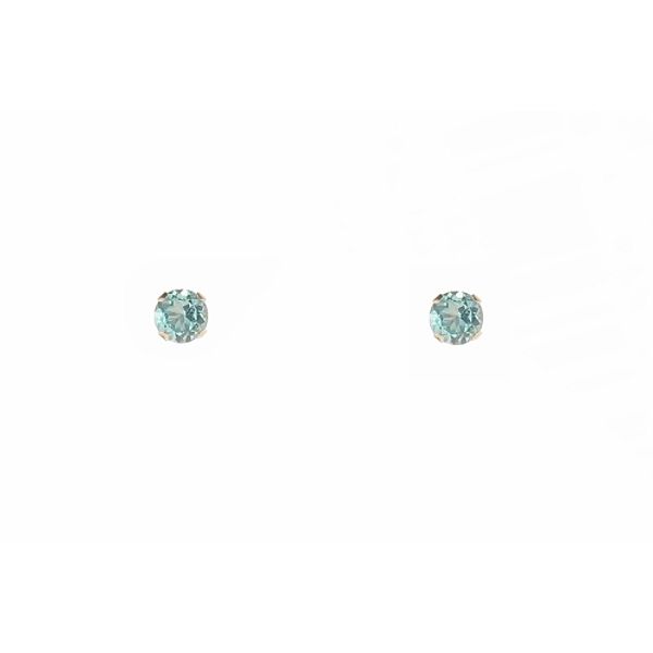 10kt Blue Topaz Earrings