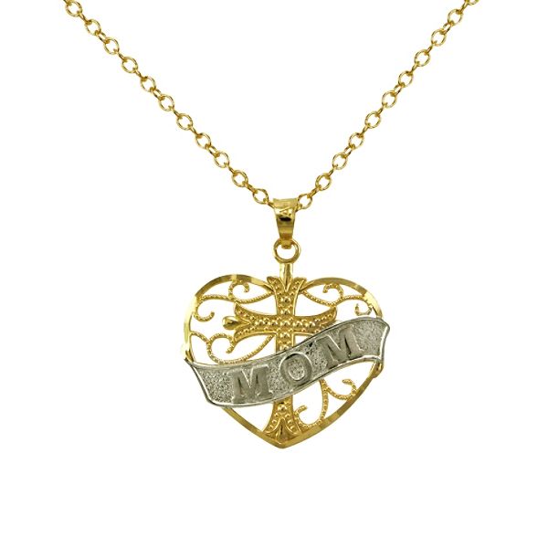 14kt Gold Pendant On Gold Filled Chain 270Z886H.18