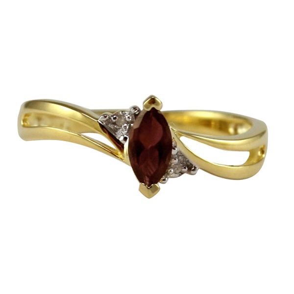 18kt Gold Over Sterling Silver Birthstone Ring
