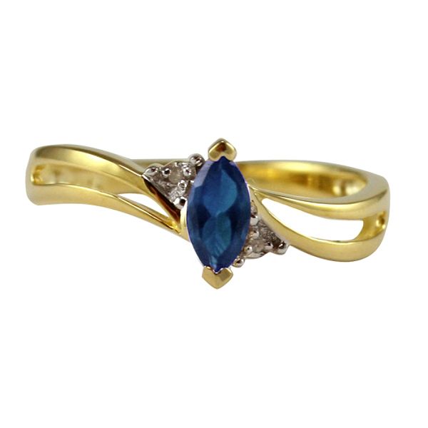 18kt Gold Over Sterling Silver Birthstone Ring