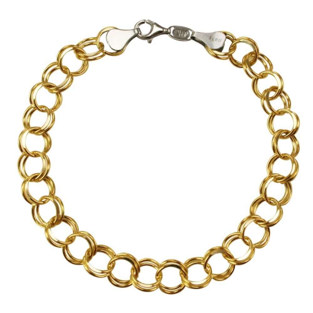 10Kt Gold And Sterling Silver Bracelet at Kmart.com