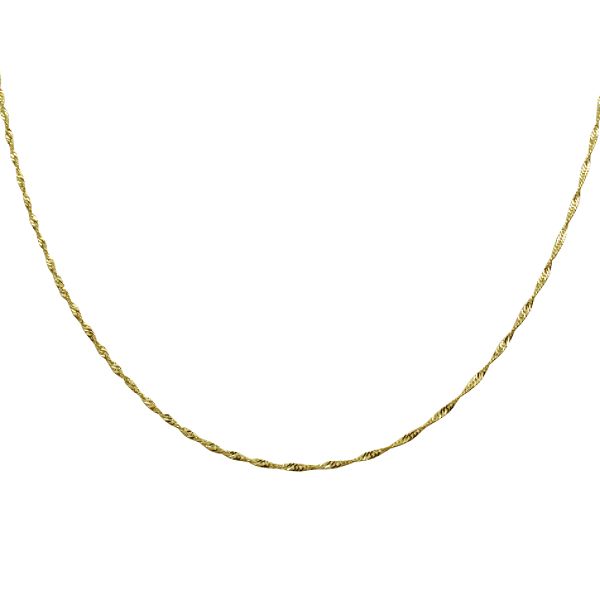 14kt Singapore Chain 075.021KM.18