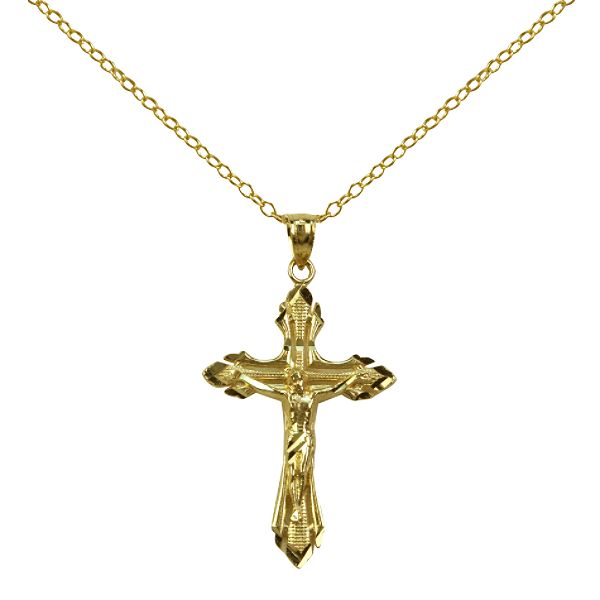14kt Crucifix Pendant 270Z624.18