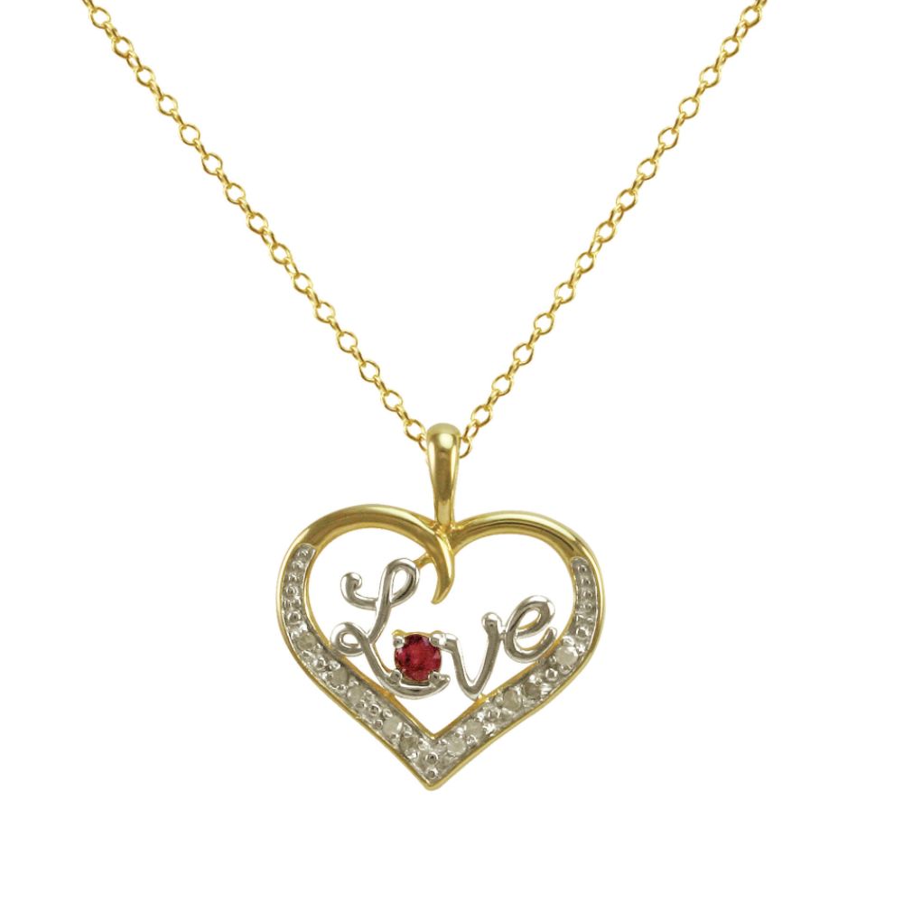 Gold over Sterling Silver Pendant