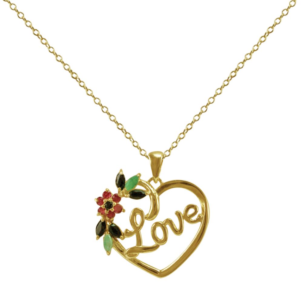 Gold over Sterling Silver Pendant