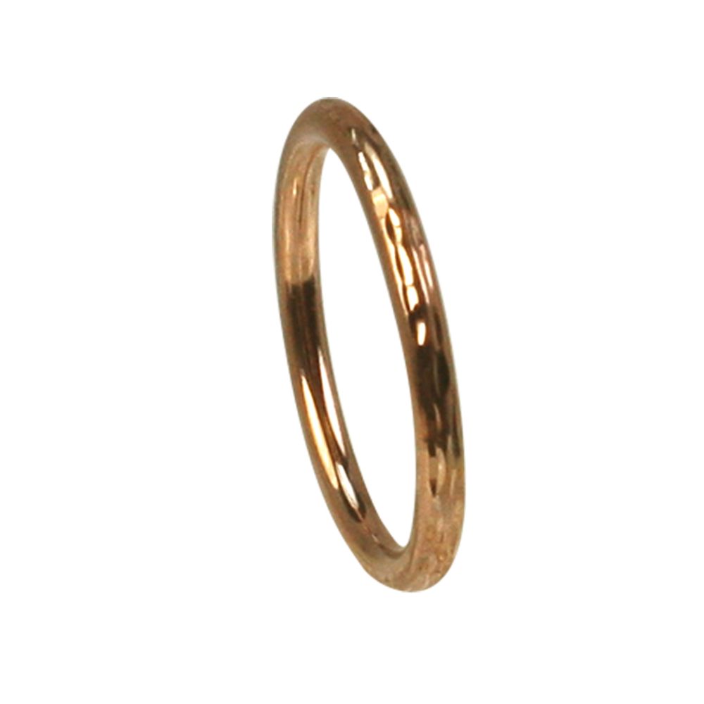 10kt Pink Gold Diamond Cut Add-A-Ring