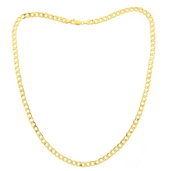 10kt Gold 5mm 20" Curb Necklace TFC0211Y20