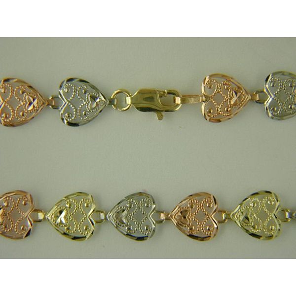 18 Kt Gos Hrt Necklace 17 VMF2151Y17