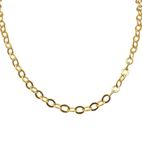 10kt Gold 18" Reflection Chain Necklace