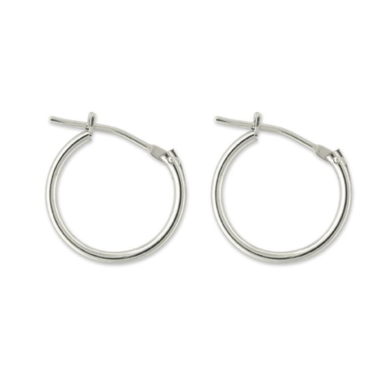 14k White Gold Snap Hoop Earrings at Kmart.com