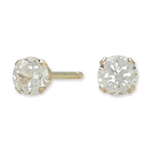 Disney 3mm Cubic Zirconia Stud Earrings in 14k Yellow Gold at Sears.com
