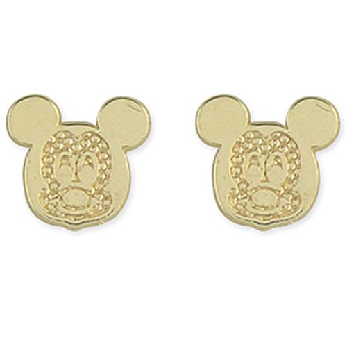 Disney Baby 14k Yellow Gold Baby Mickey Earrings at Sears.com