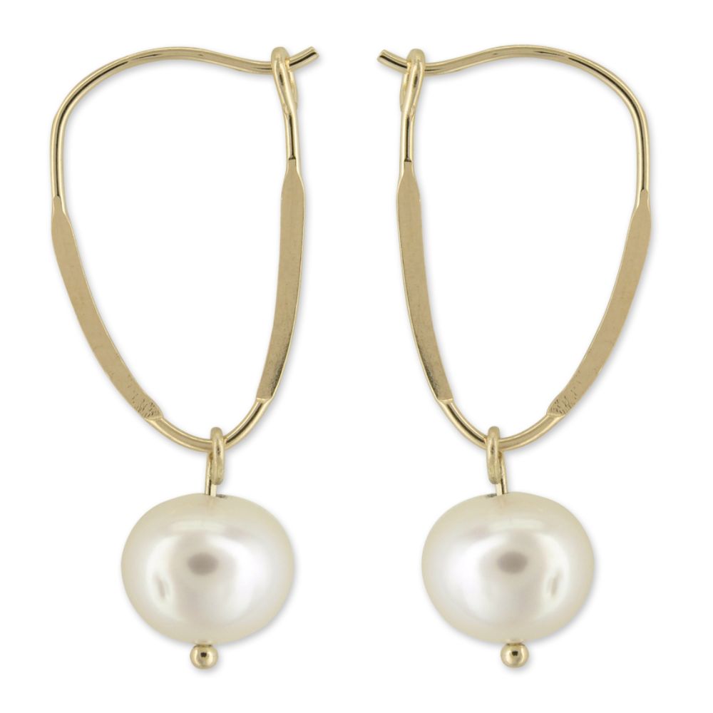 Cultured Freshwater Pearl Dangle Earrings In 14k Yellow Gold at Kmart.com