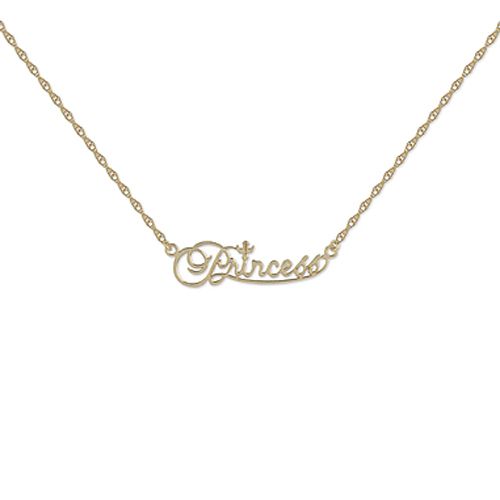 Disney 10k Disney Princess Necklace