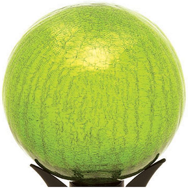 Achla 10-inch Gazing Globe Fern Green Crackle ACHG10FGC