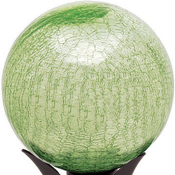 Achla 10-inch Gazing Globe Light Green Crackle ACHG10LGC
