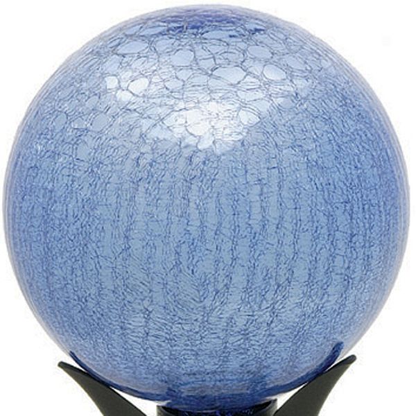 Achla 10-inch Gazing Globe Blue Lapis Crackle ACHG10BLLC