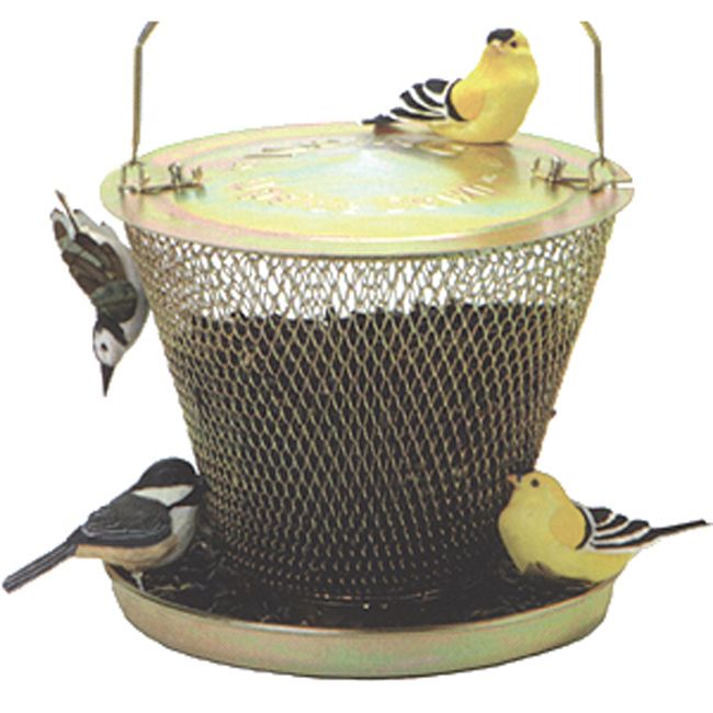 NoNo Feeder Brass Birdfeeder with Tray