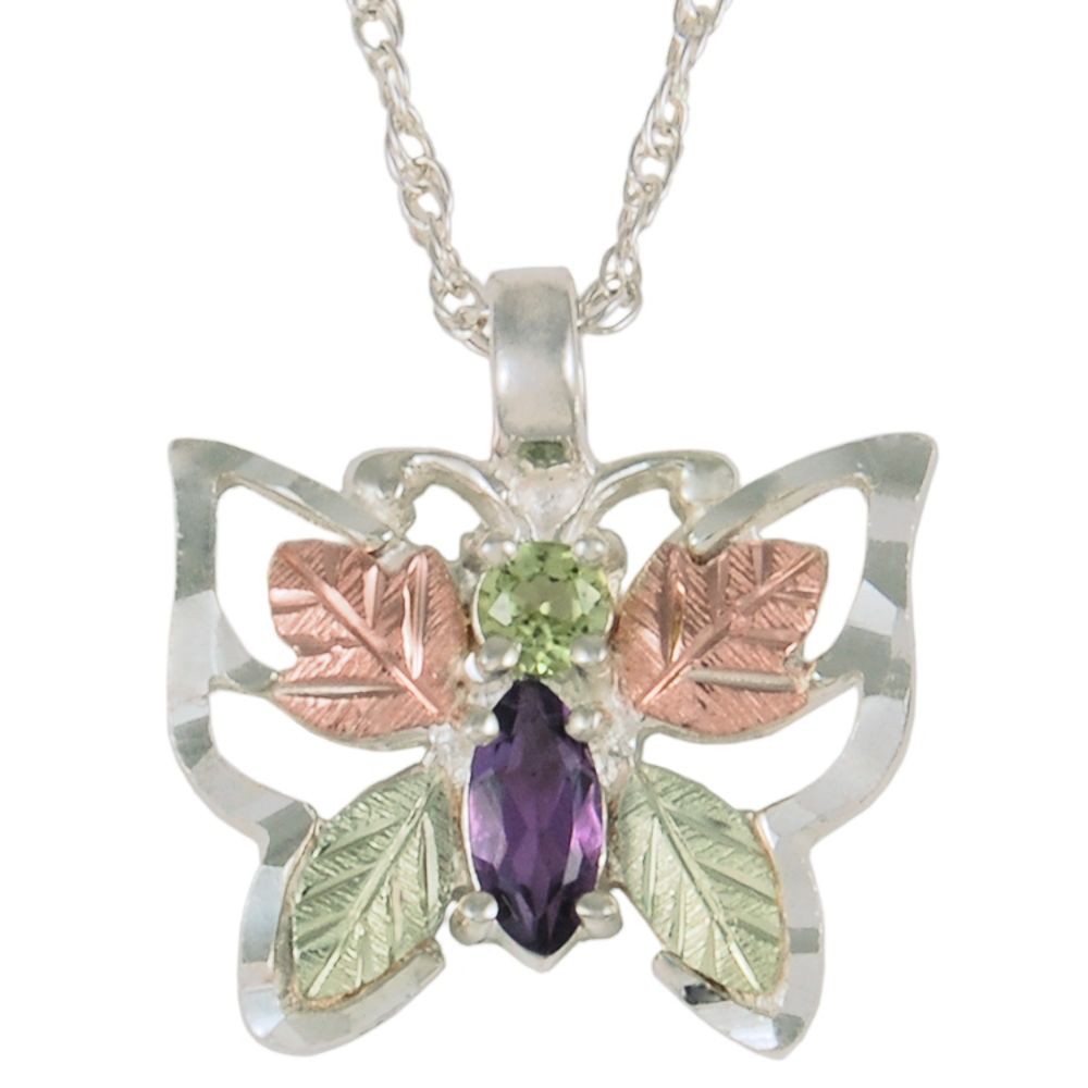 Black Hills Gold Tricolor Sterling Silver