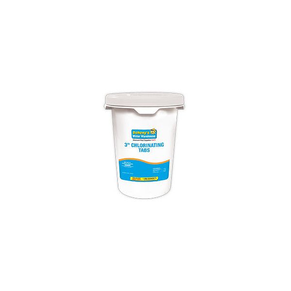 Water Warehouse Swimming Pool Chlorine- 3 inch Tabs (50 lbs.)