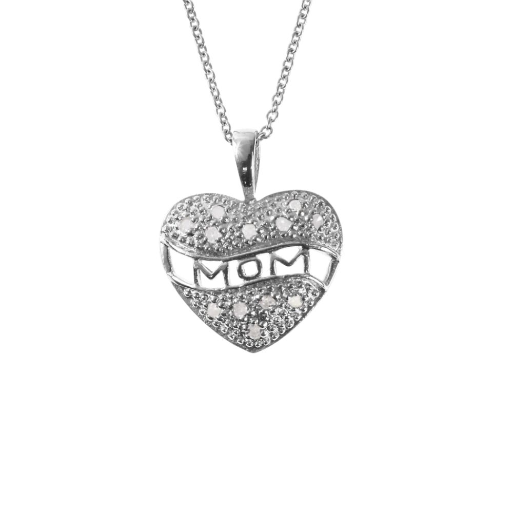 RED TAG- 1/10 cttw Diamond and Sterling